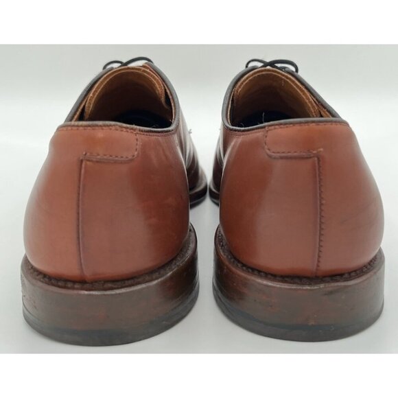 Mens Allen Edmonds Delray Split-toe Derby Brown Leather Dress Shoes Men’s 10D main image 10